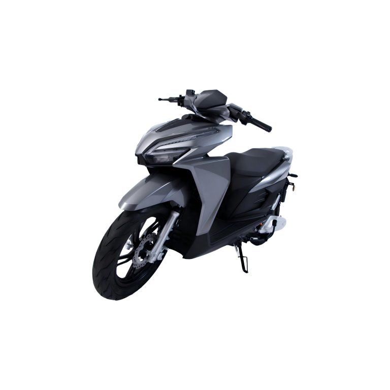 V11-3000 grey sleek sport electric scooter side view